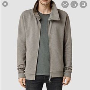 All saints mevens funnel neck cotton jacket xxl